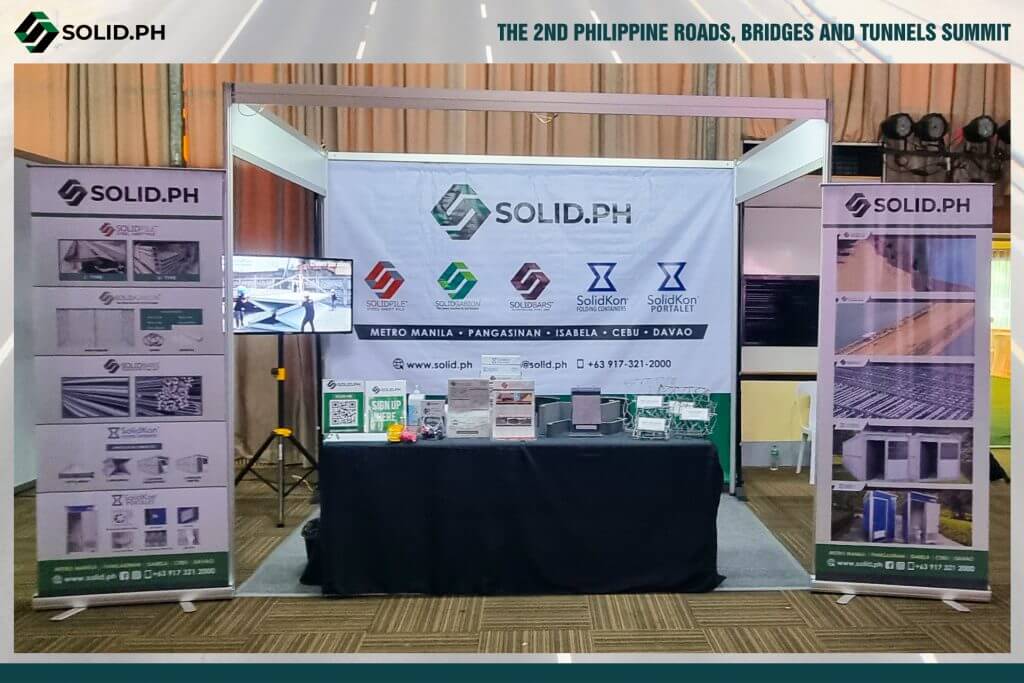 SOLID.PH booth at The 2nd Philippine Roads, Bridges and Tunnels Summit.