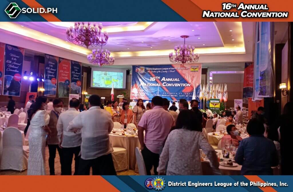 Attendees at the District Engineers League of the Philippines' 16th Annual National Convention.