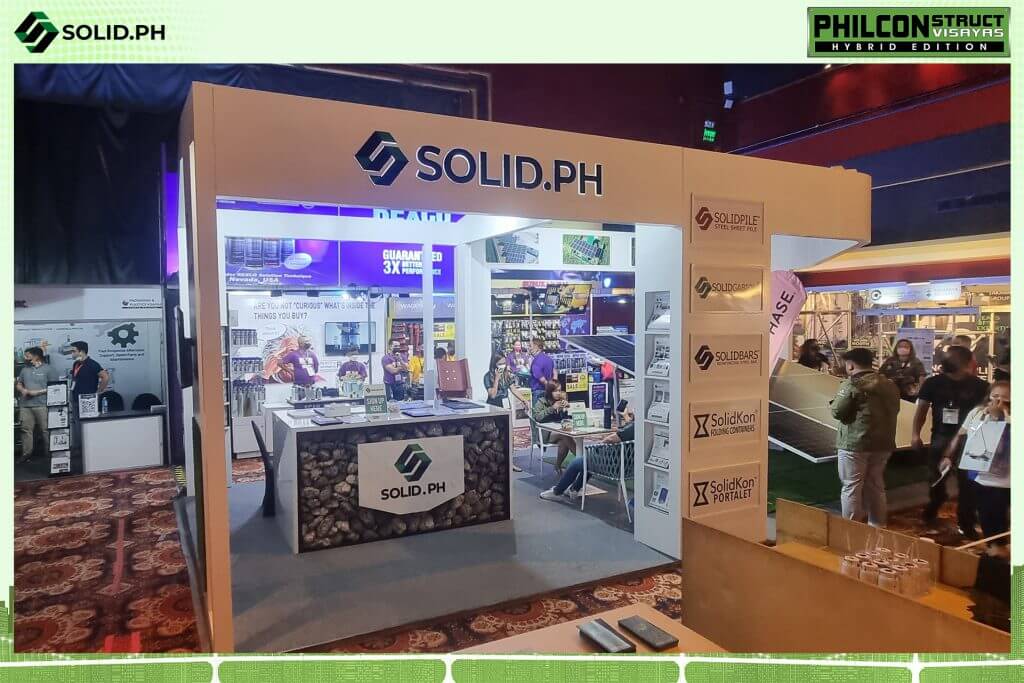 SOLID.PH booth at the PHILCONSTRUCT Visayas Hybrid Edition trade show.